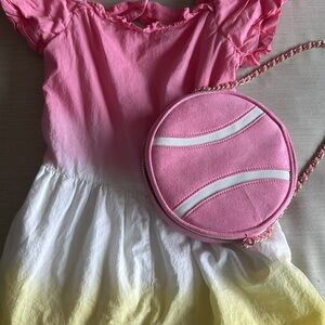 Janie and Jack Serena Williams collection size 8 with purse romper